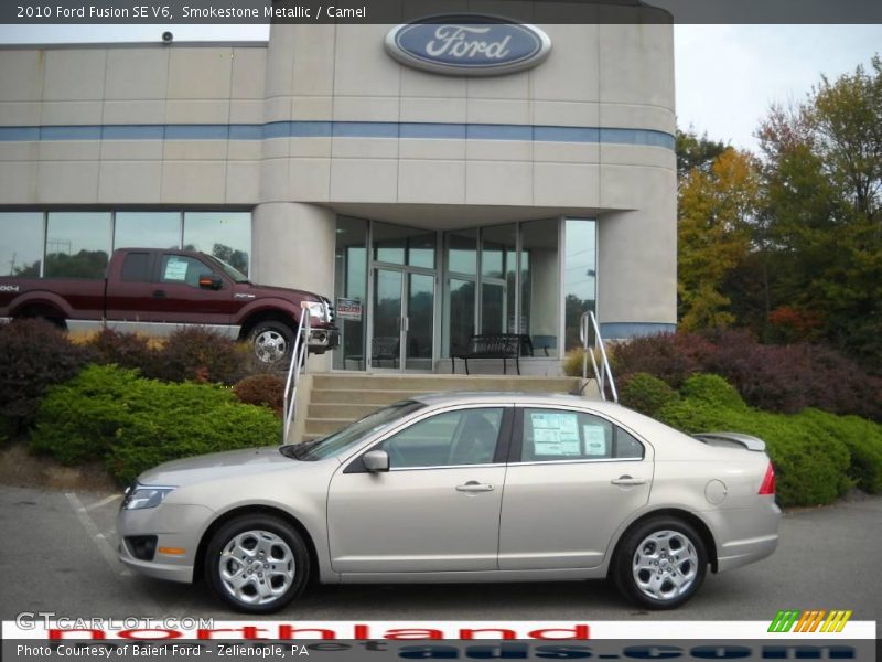 Smokestone Metallic / Camel 2010 Ford Fusion SE V6