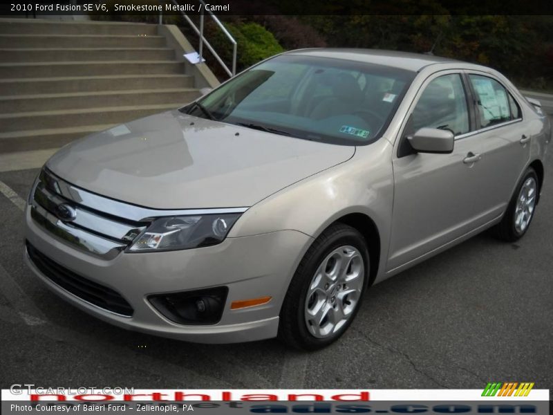 Smokestone Metallic / Camel 2010 Ford Fusion SE V6