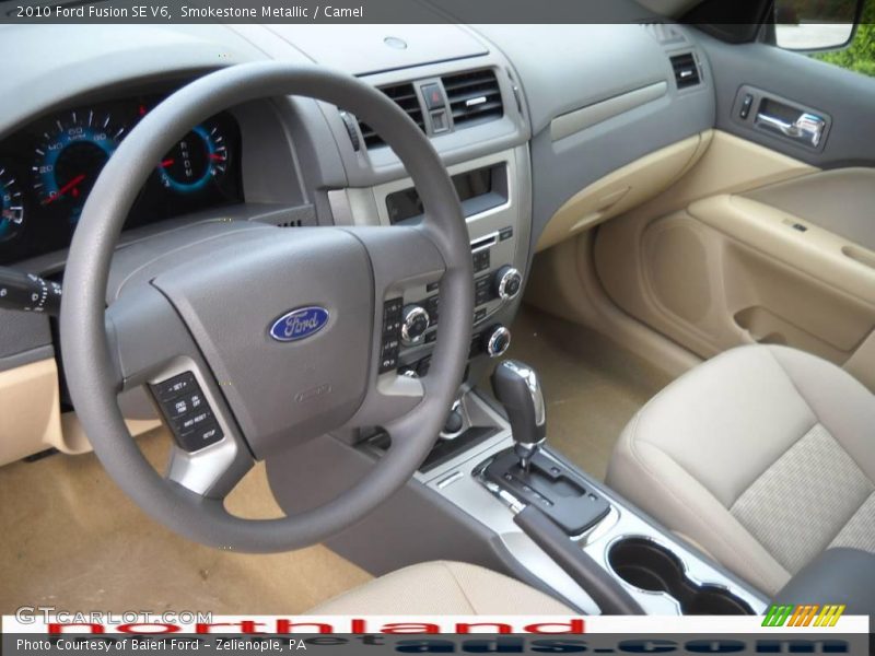 Smokestone Metallic / Camel 2010 Ford Fusion SE V6