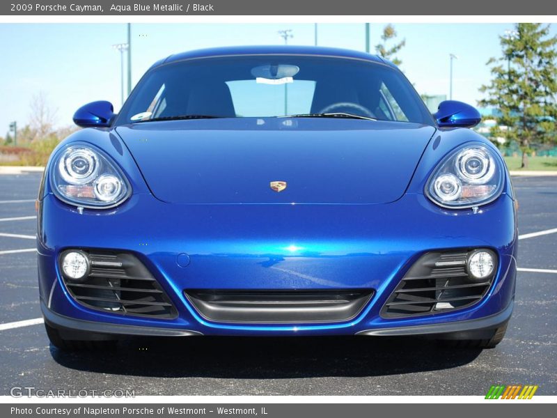 Aqua Blue Metallic / Black 2009 Porsche Cayman