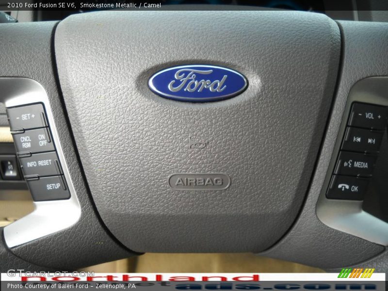Smokestone Metallic / Camel 2010 Ford Fusion SE V6