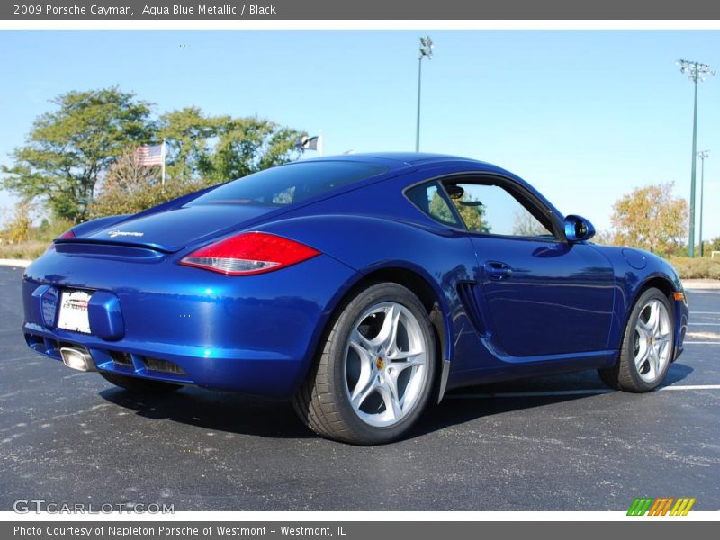 Aqua Blue Metallic / Black 2009 Porsche Cayman