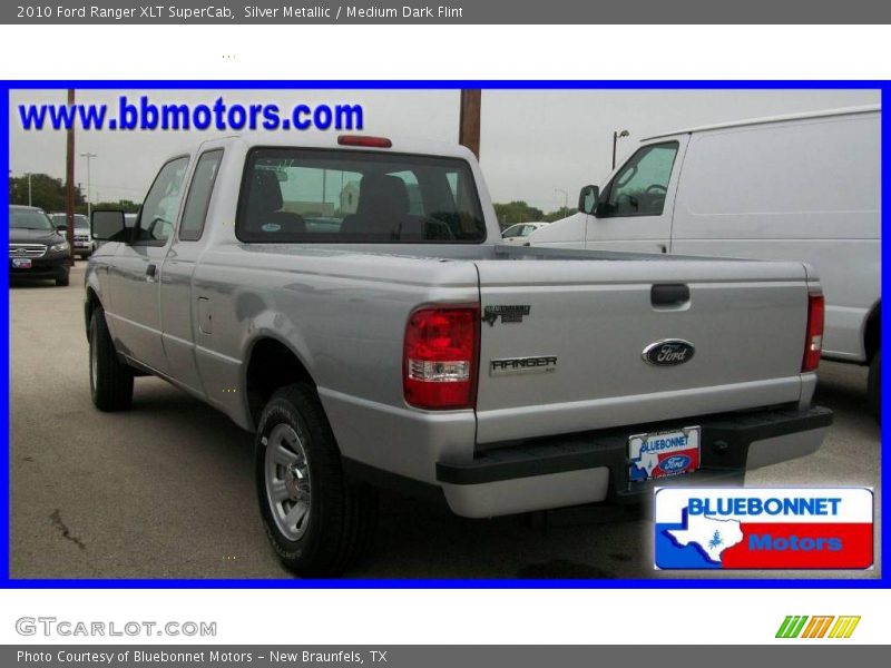 Silver Metallic / Medium Dark Flint 2010 Ford Ranger XLT SuperCab