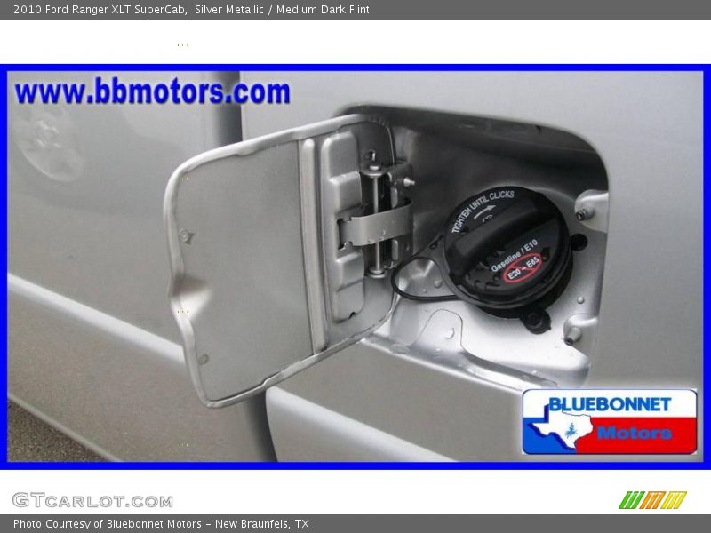 Silver Metallic / Medium Dark Flint 2010 Ford Ranger XLT SuperCab