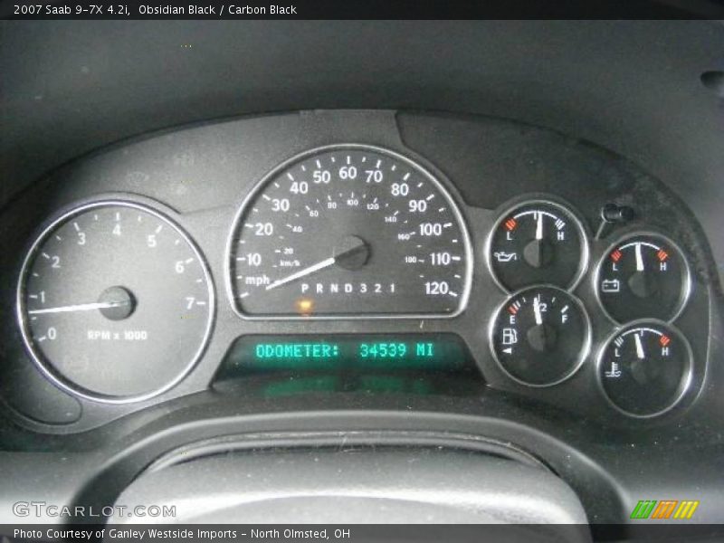 Obsidian Black / Carbon Black 2007 Saab 9-7X 4.2i