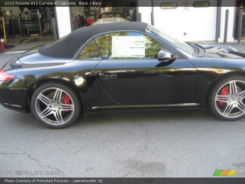 Black / Black 2010 Porsche 911 Carrera 4S Cabriolet