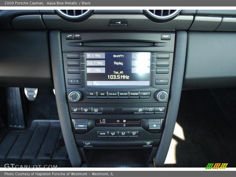 Aqua Blue Metallic / Black 2009 Porsche Cayman