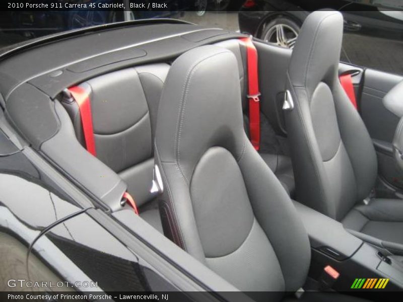 Black / Black 2010 Porsche 911 Carrera 4S Cabriolet