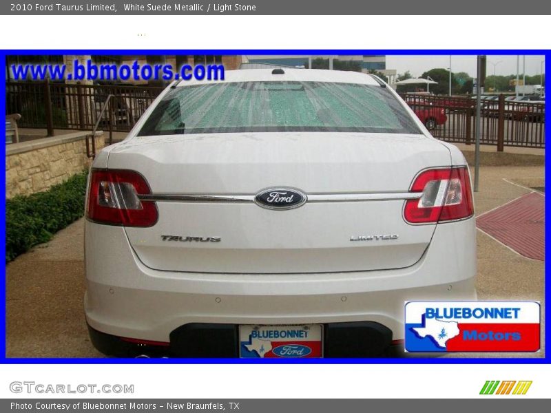 White Suede Metallic / Light Stone 2010 Ford Taurus Limited