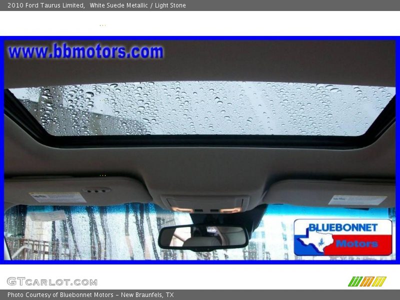 White Suede Metallic / Light Stone 2010 Ford Taurus Limited