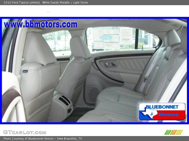 White Suede Metallic / Light Stone 2010 Ford Taurus Limited