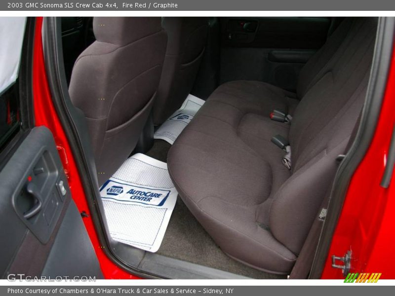 Fire Red / Graphite 2003 GMC Sonoma SLS Crew Cab 4x4