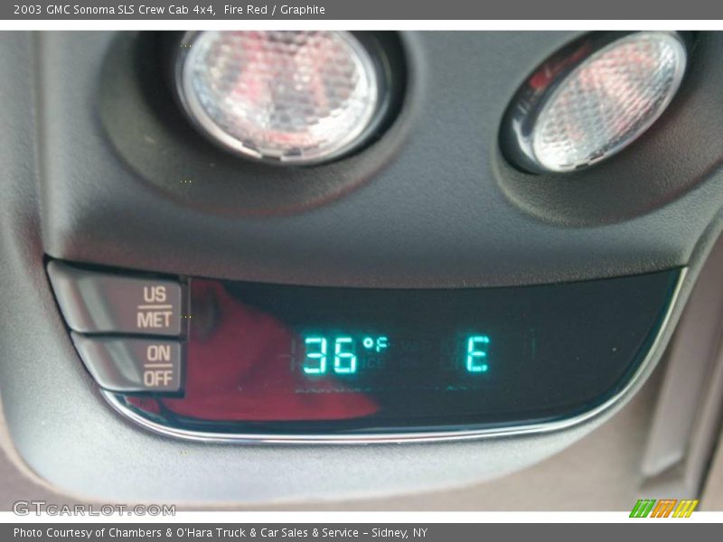 Fire Red / Graphite 2003 GMC Sonoma SLS Crew Cab 4x4