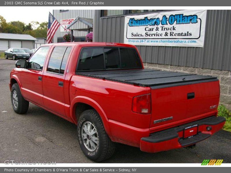 Fire Red / Graphite 2003 GMC Sonoma SLS Crew Cab 4x4