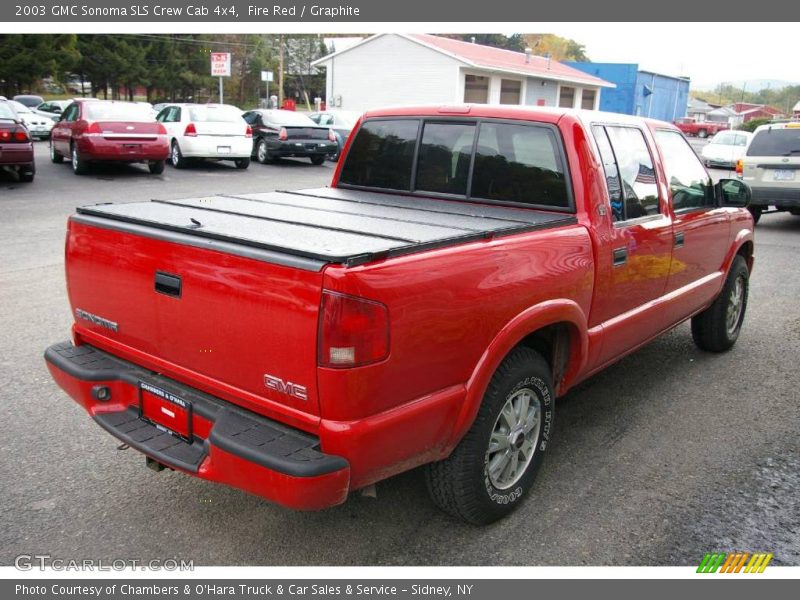 Fire Red / Graphite 2003 GMC Sonoma SLS Crew Cab 4x4