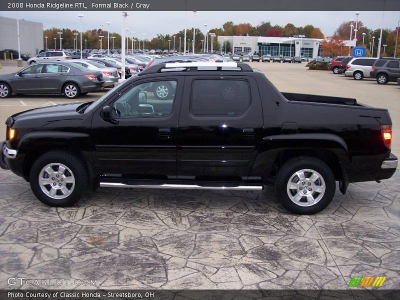 Formal Black / Gray 2008 Honda Ridgeline RTL
