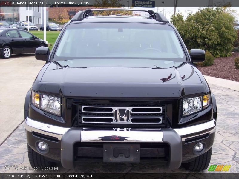 Formal Black / Gray 2008 Honda Ridgeline RTL