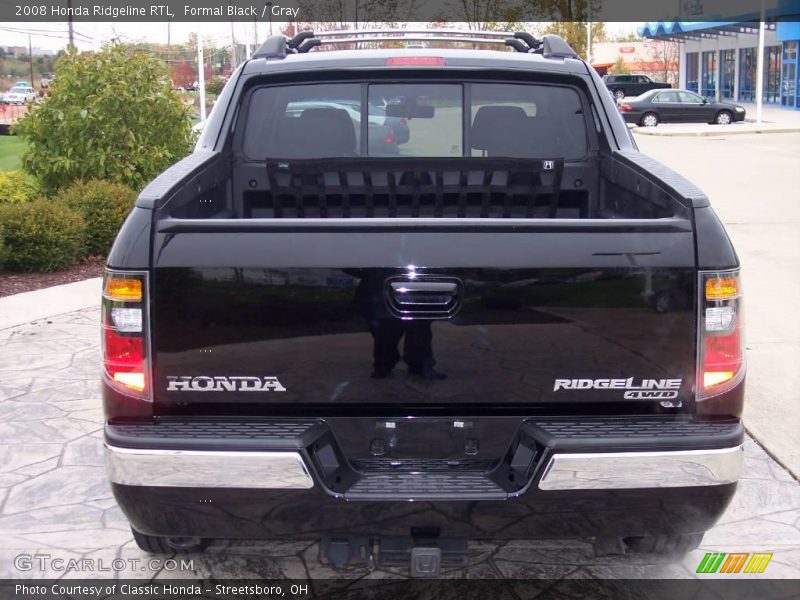 Formal Black / Gray 2008 Honda Ridgeline RTL