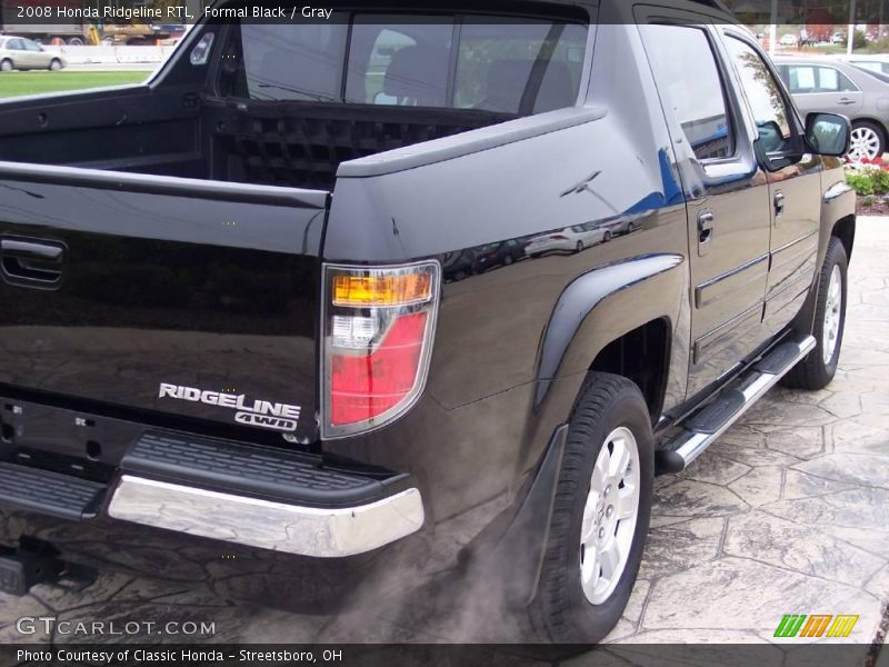 Formal Black / Gray 2008 Honda Ridgeline RTL