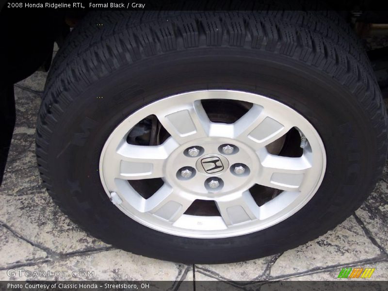 Formal Black / Gray 2008 Honda Ridgeline RTL