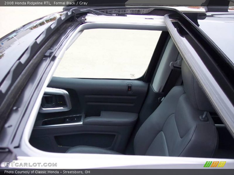 Formal Black / Gray 2008 Honda Ridgeline RTL