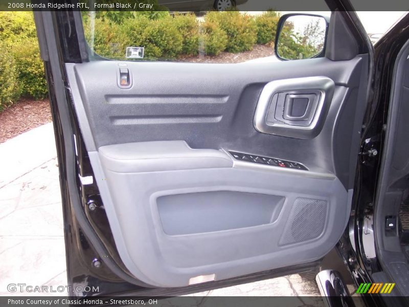 Formal Black / Gray 2008 Honda Ridgeline RTL