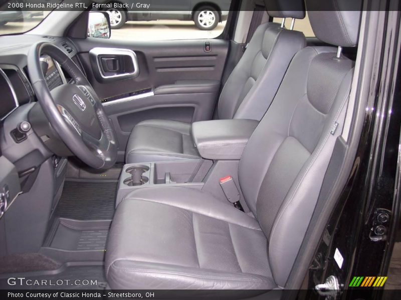 Formal Black / Gray 2008 Honda Ridgeline RTL