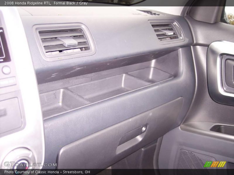 Formal Black / Gray 2008 Honda Ridgeline RTL