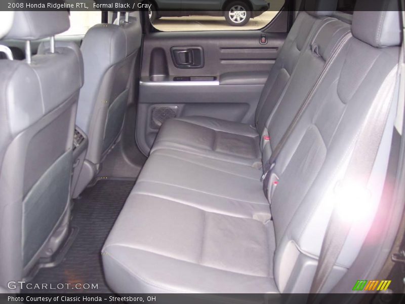 Formal Black / Gray 2008 Honda Ridgeline RTL