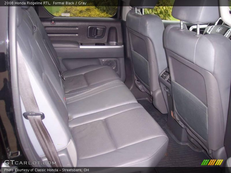 Formal Black / Gray 2008 Honda Ridgeline RTL