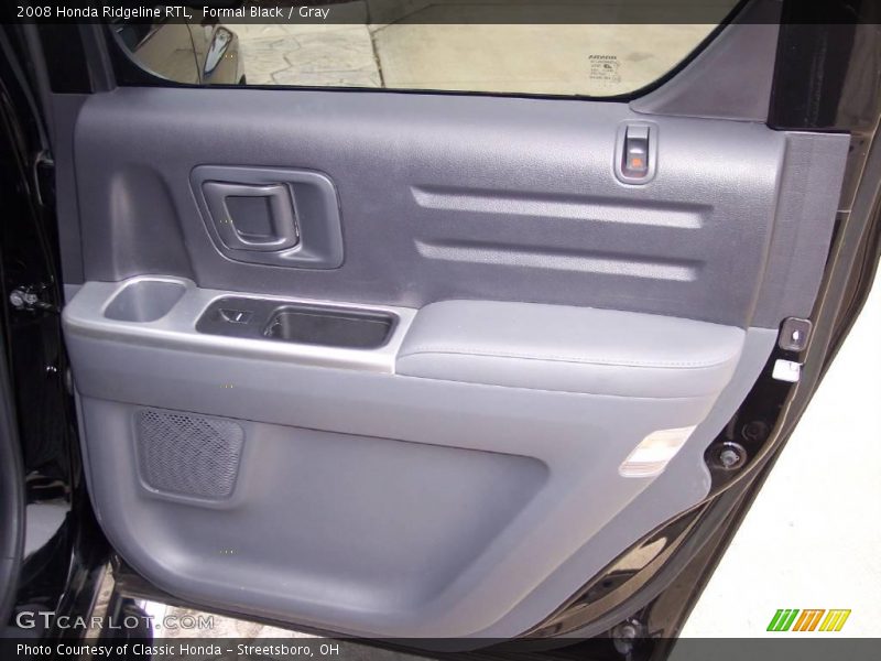 Formal Black / Gray 2008 Honda Ridgeline RTL