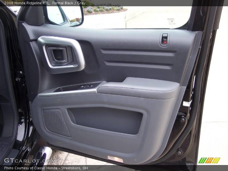 Formal Black / Gray 2008 Honda Ridgeline RTL