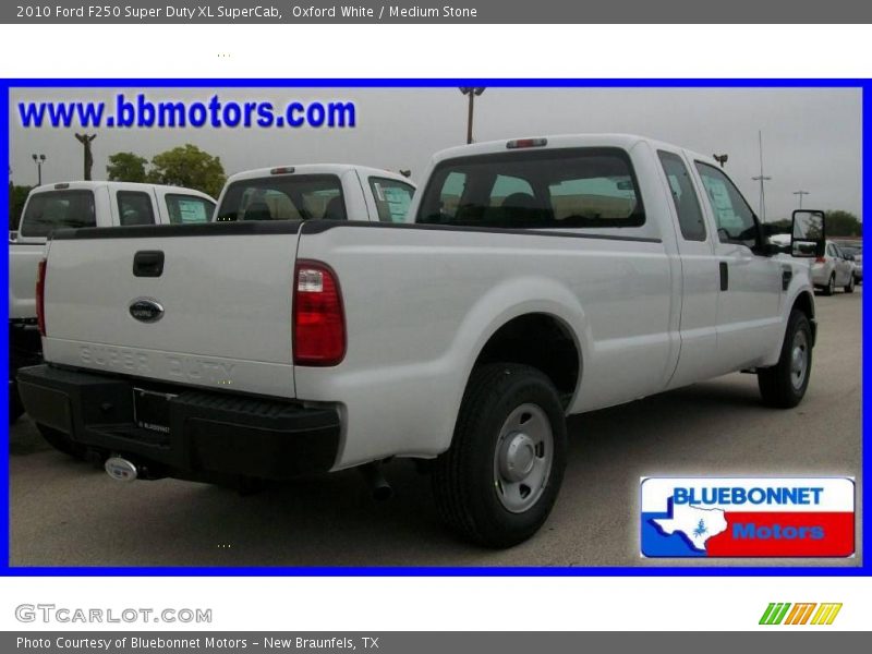 Oxford White / Medium Stone 2010 Ford F250 Super Duty XL SuperCab