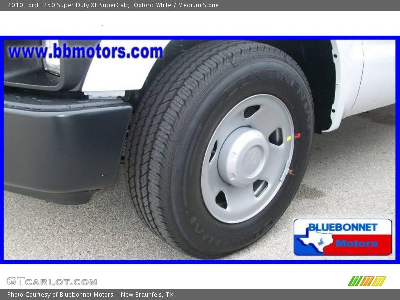 Oxford White / Medium Stone 2010 Ford F250 Super Duty XL SuperCab