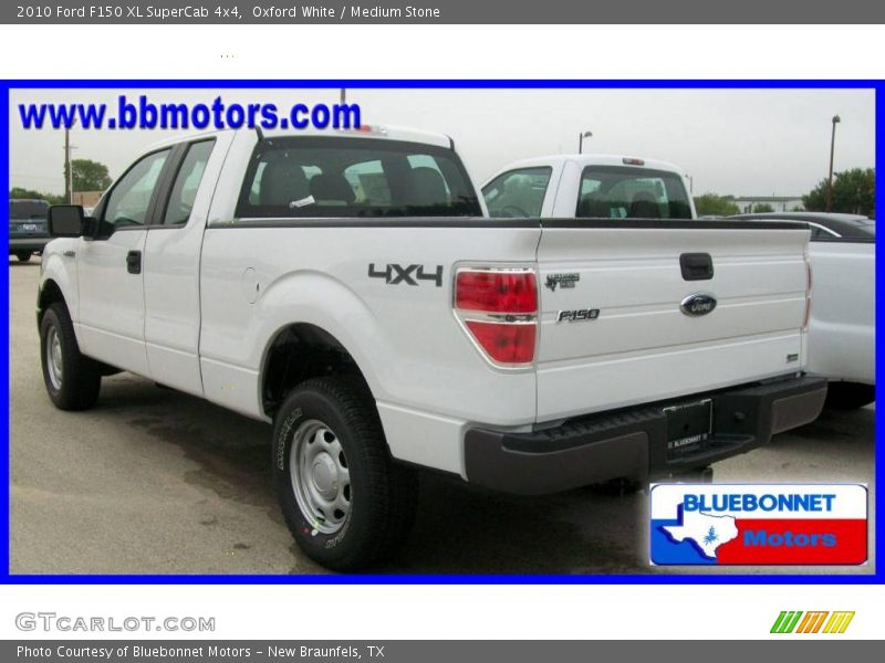 Oxford White / Medium Stone 2010 Ford F150 XL SuperCab 4x4