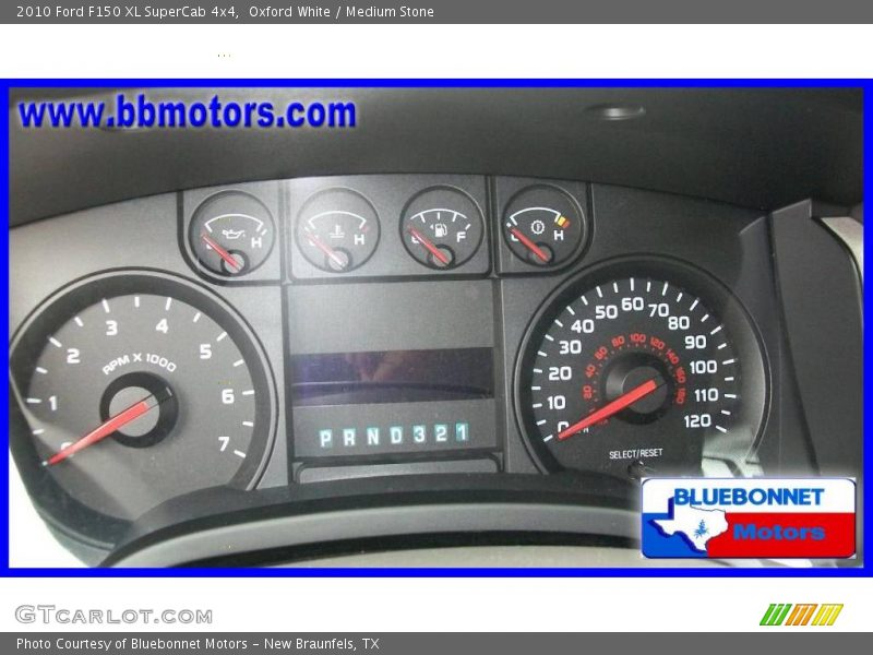 Oxford White / Medium Stone 2010 Ford F150 XL SuperCab 4x4