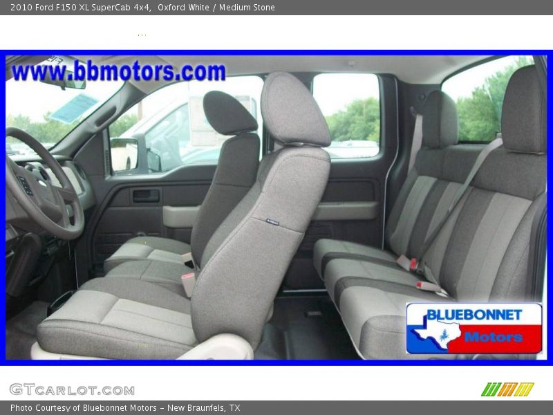 Oxford White / Medium Stone 2010 Ford F150 XL SuperCab 4x4
