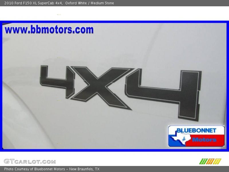 Oxford White / Medium Stone 2010 Ford F150 XL SuperCab 4x4