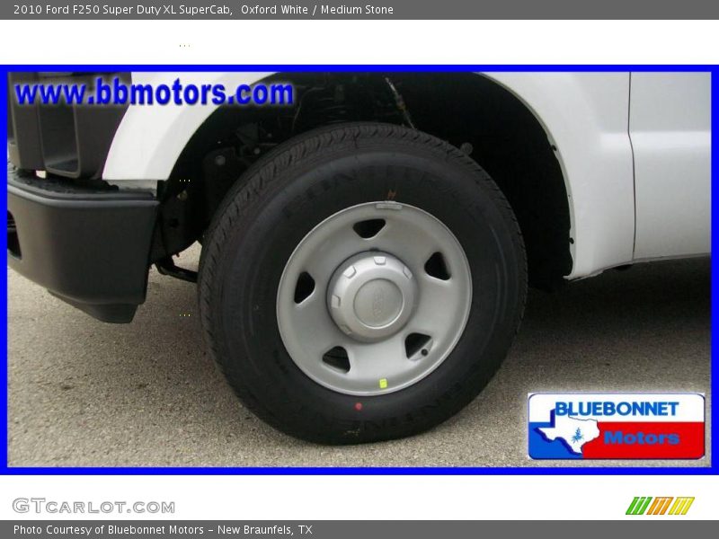 Oxford White / Medium Stone 2010 Ford F250 Super Duty XL SuperCab