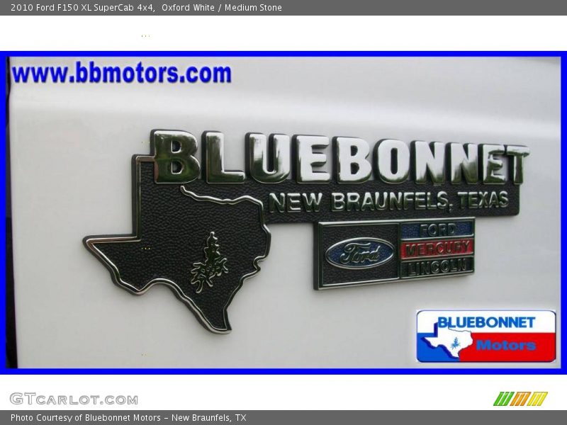 Oxford White / Medium Stone 2010 Ford F150 XL SuperCab 4x4