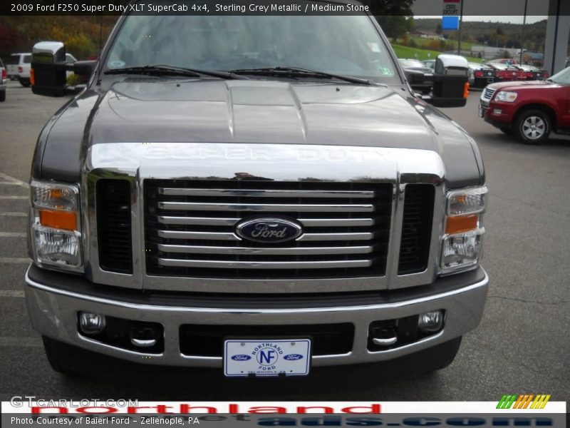 Sterling Grey Metallic / Medium Stone 2009 Ford F250 Super Duty XLT SuperCab 4x4
