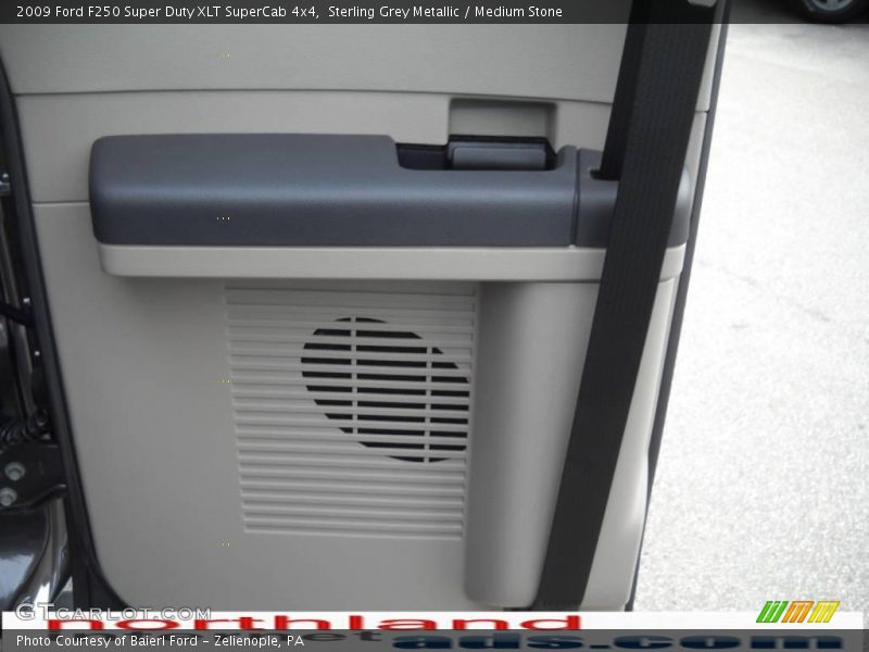 Sterling Grey Metallic / Medium Stone 2009 Ford F250 Super Duty XLT SuperCab 4x4