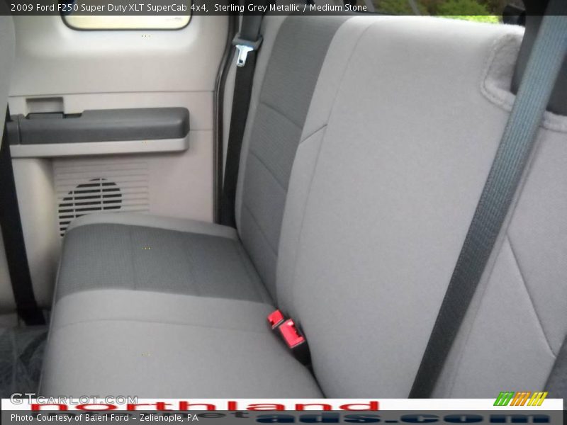 Sterling Grey Metallic / Medium Stone 2009 Ford F250 Super Duty XLT SuperCab 4x4