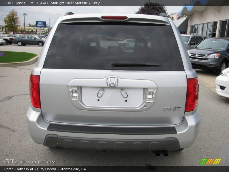 Starlight Silver Metallic / Gray 2003 Honda Pilot EX 4WD