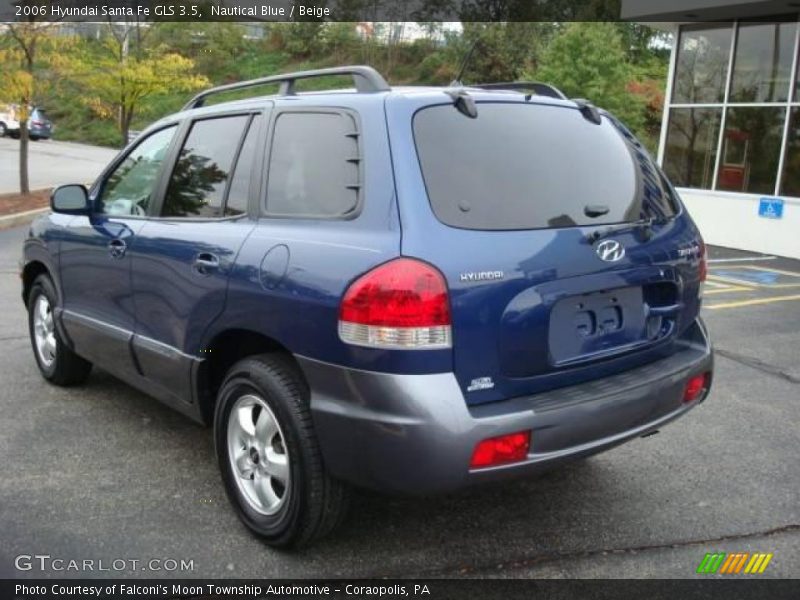 Nautical Blue / Beige 2006 Hyundai Santa Fe GLS 3.5