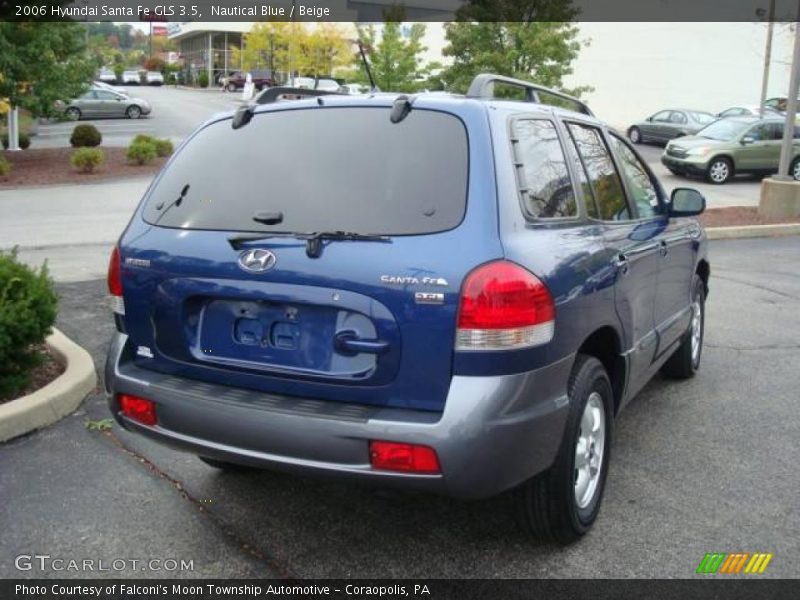 Nautical Blue / Beige 2006 Hyundai Santa Fe GLS 3.5