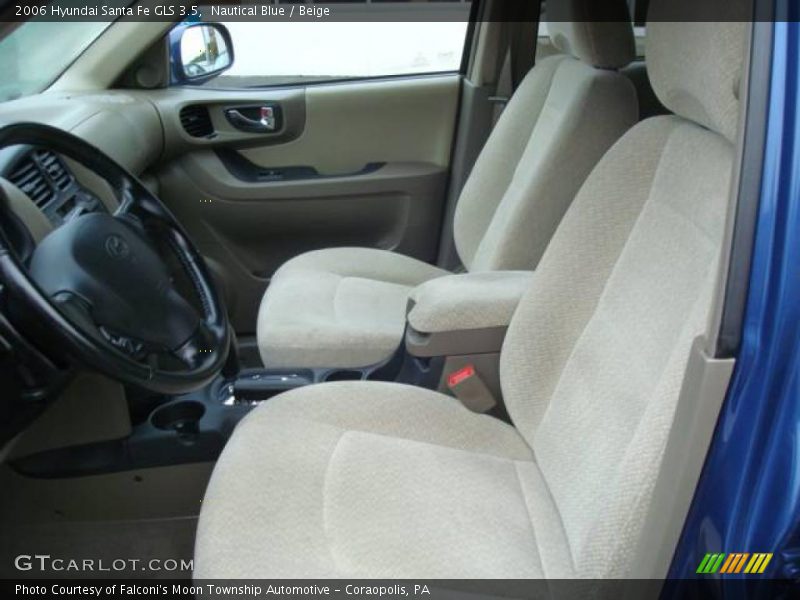 Nautical Blue / Beige 2006 Hyundai Santa Fe GLS 3.5