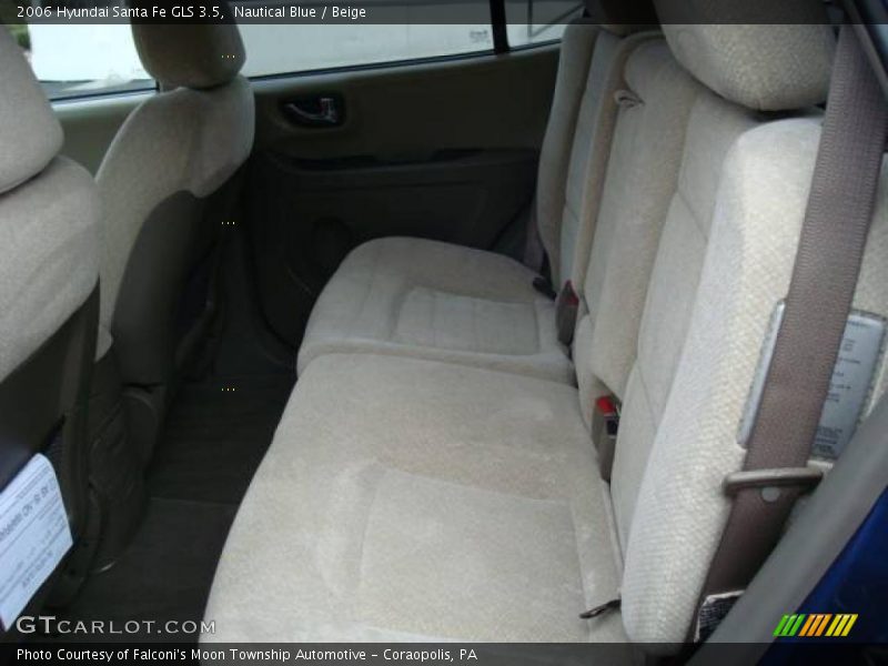Nautical Blue / Beige 2006 Hyundai Santa Fe GLS 3.5