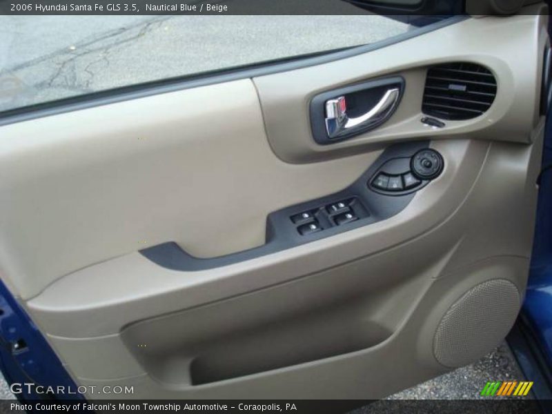 Nautical Blue / Beige 2006 Hyundai Santa Fe GLS 3.5