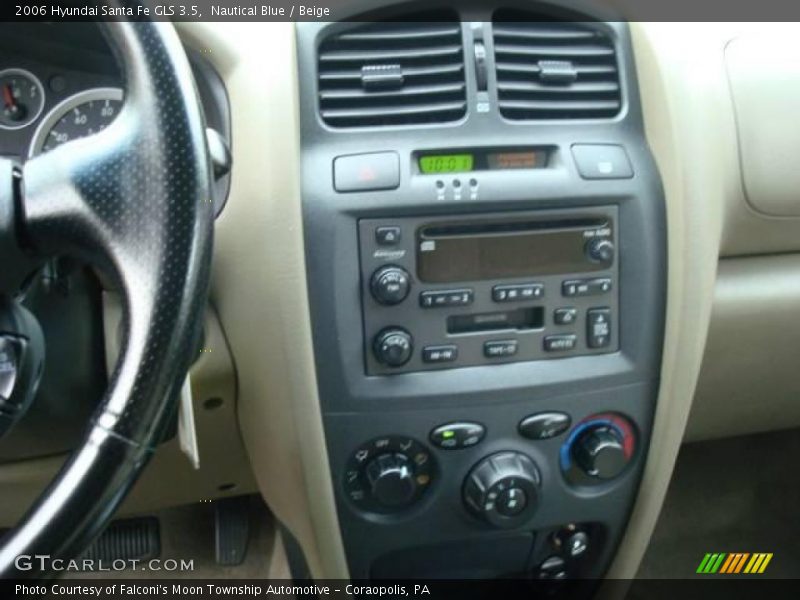 Nautical Blue / Beige 2006 Hyundai Santa Fe GLS 3.5